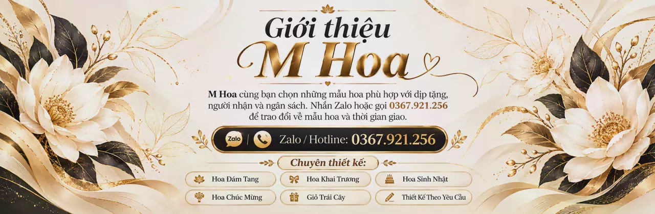 Ảnh bìa Shop hoa tươi Phường Thới Sơn An Giang - Tư vấn mẫu hoa hợp ngân sách